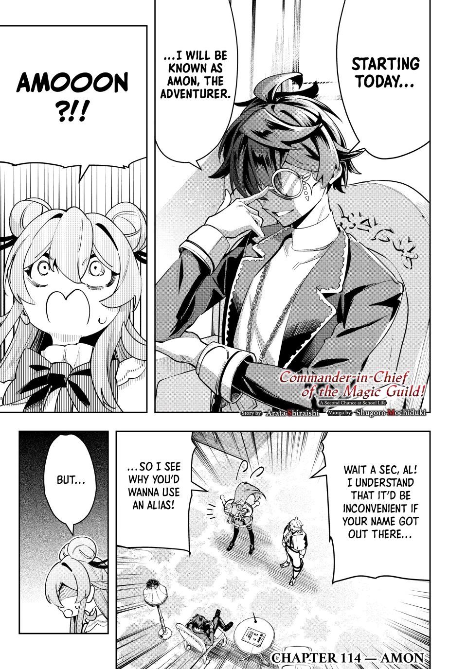 Majutsu Guild Sousui Umarekawatte Imasara Yarinaosu Nidome No Gakuin Seikatsu Chapter 114 Page 1