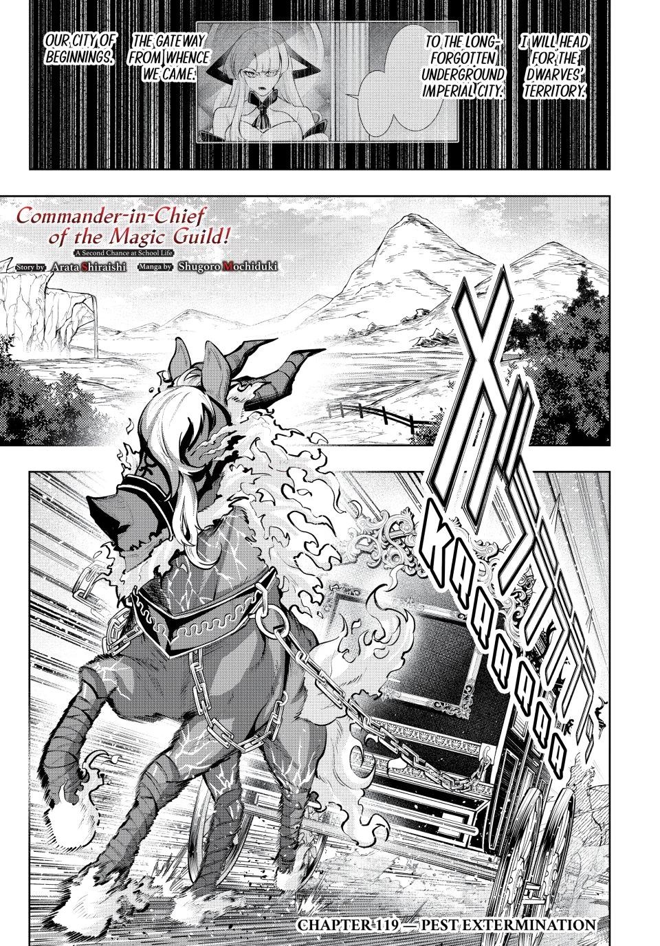 Majutsu Guild Sousui Umarekawatte Imasara Yarinaosu Nidome No Gakuin Seikatsu Chapter 119 Page 2