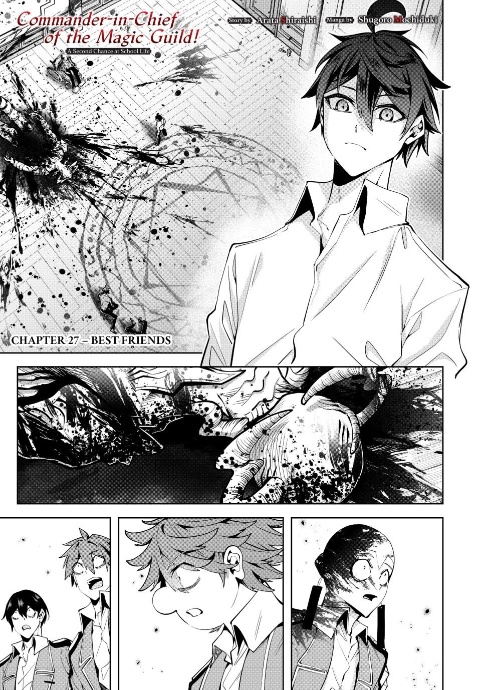 Majutsu Guild Sousui Umarekawatte Imasara Yarinaosu Nidome No Gakuin Seikatsu Chapter 27 Page 1