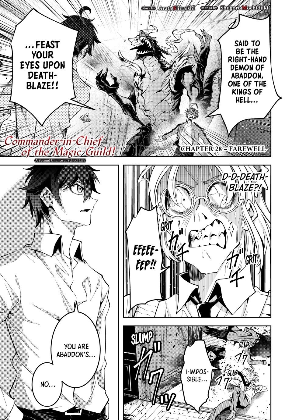 Majutsu Guild Sousui Umarekawatte Imasara Yarinaosu Nidome No Gakuin Seikatsu Chapter 28 Page 1