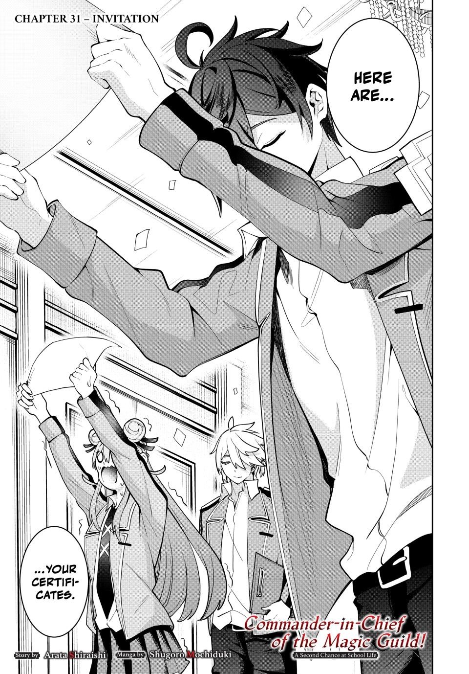 Majutsu Guild Sousui Umarekawatte Imasara Yarinaosu Nidome No Gakuin Seikatsu Chapter 31 Page 1