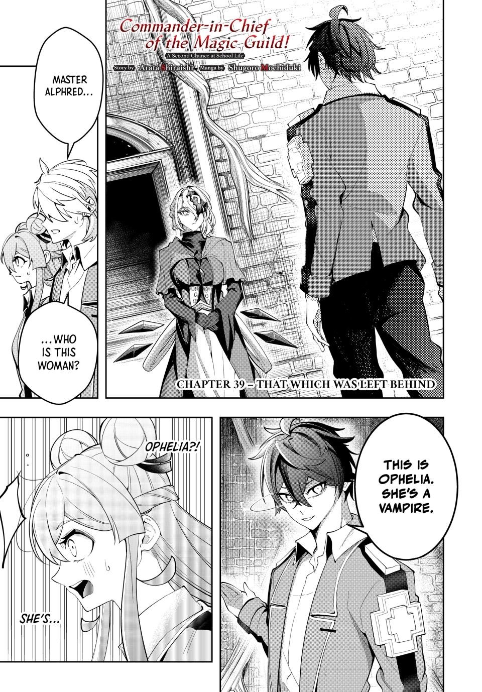 Majutsu Guild Sousui Umarekawatte Imasara Yarinaosu Nidome No Gakuin Seikatsu Chapter 39 Page 1