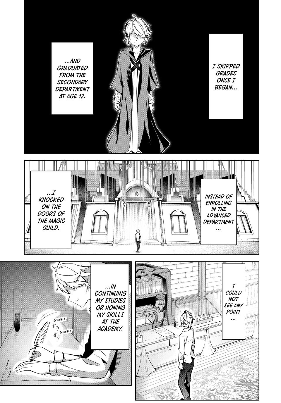 Majutsu Guild Sousui Umarekawatte Imasara Yarinaosu Nidome No Gakuin Seikatsu Chapter 4 Page 3