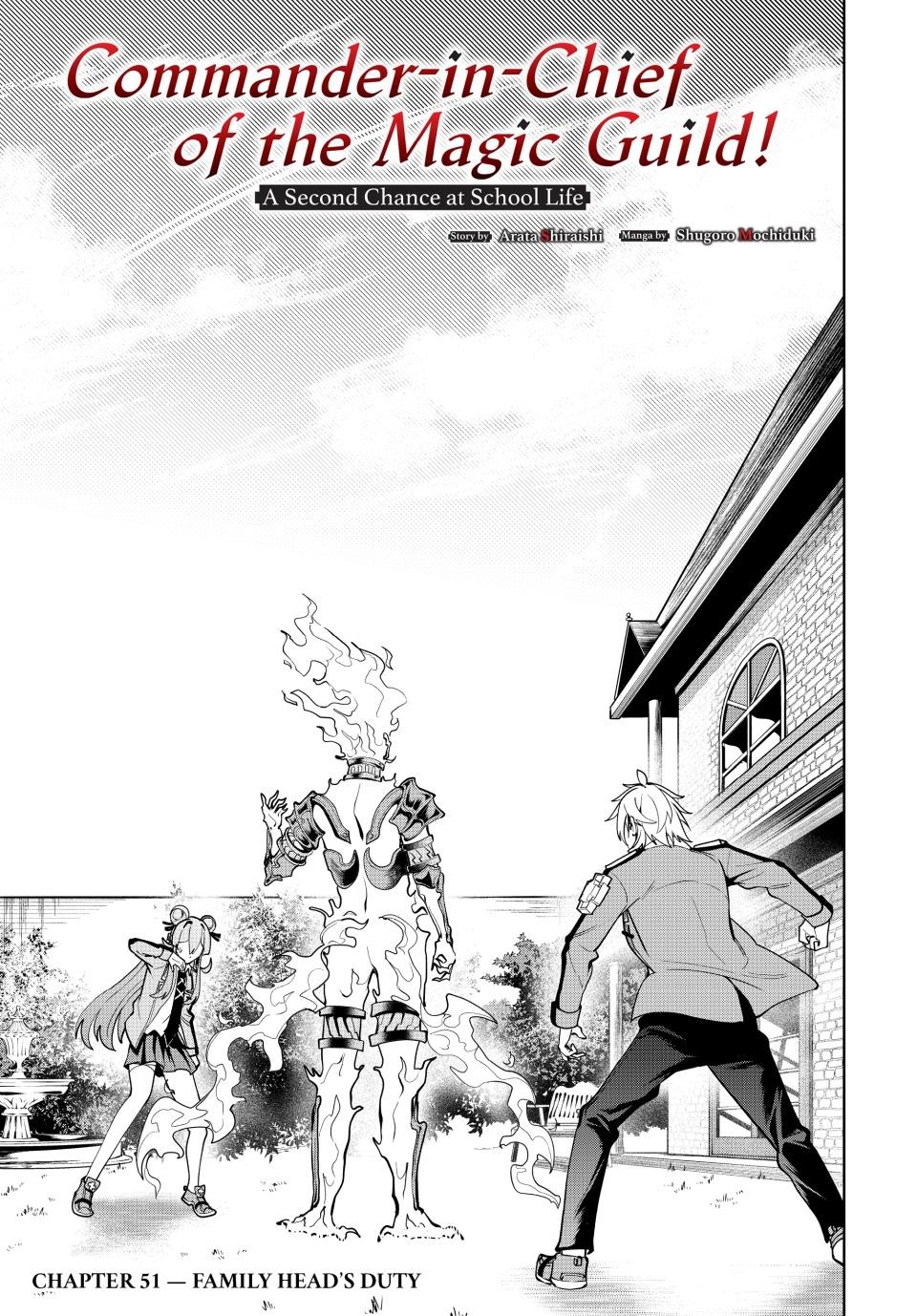 Majutsu Guild Sousui Umarekawatte Imasara Yarinaosu Nidome No Gakuin Seikatsu Chapter 51 Page 1