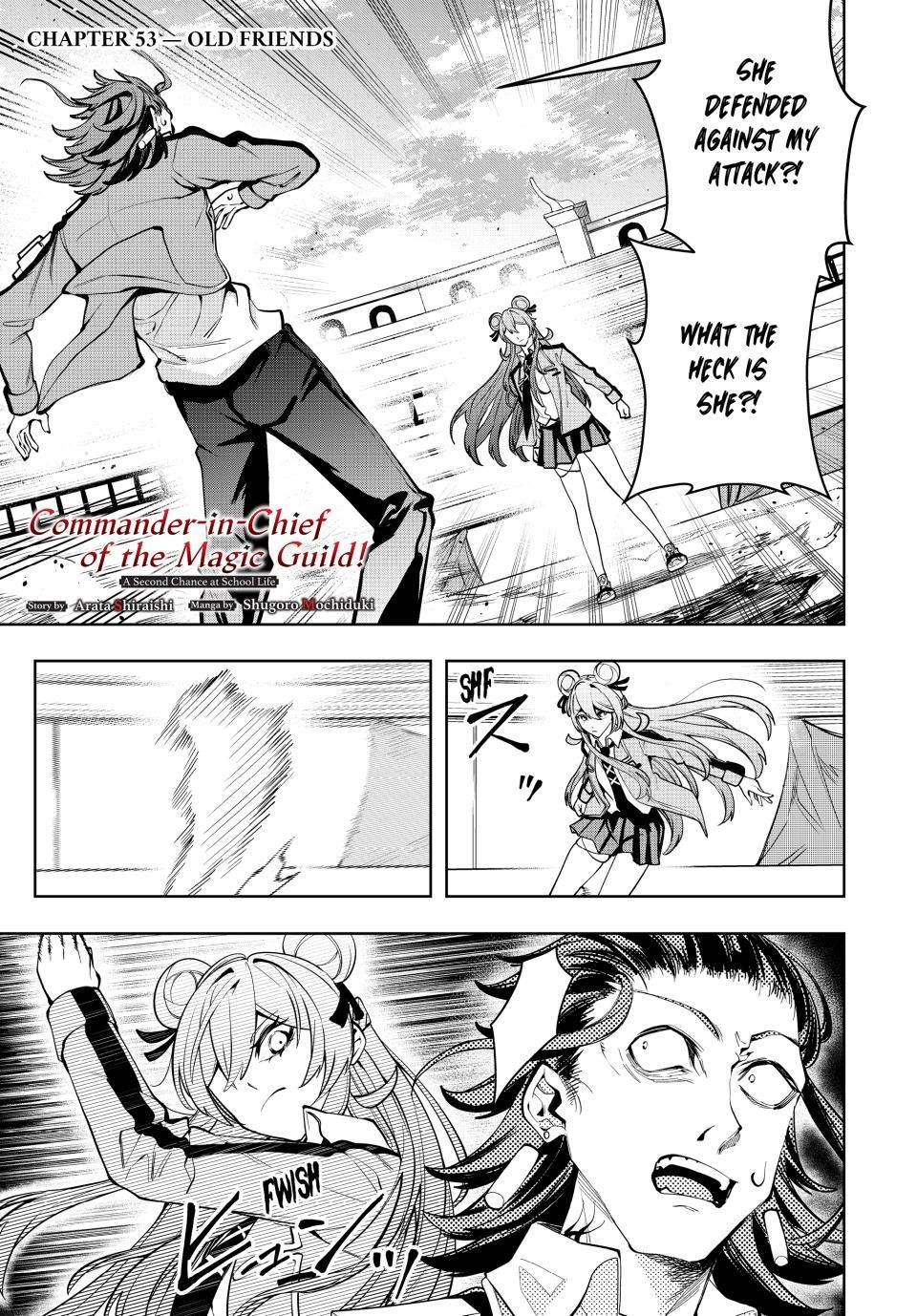 Majutsu Guild Sousui Umarekawatte Imasara Yarinaosu Nidome No Gakuin Seikatsu Chapter 53 Page 1