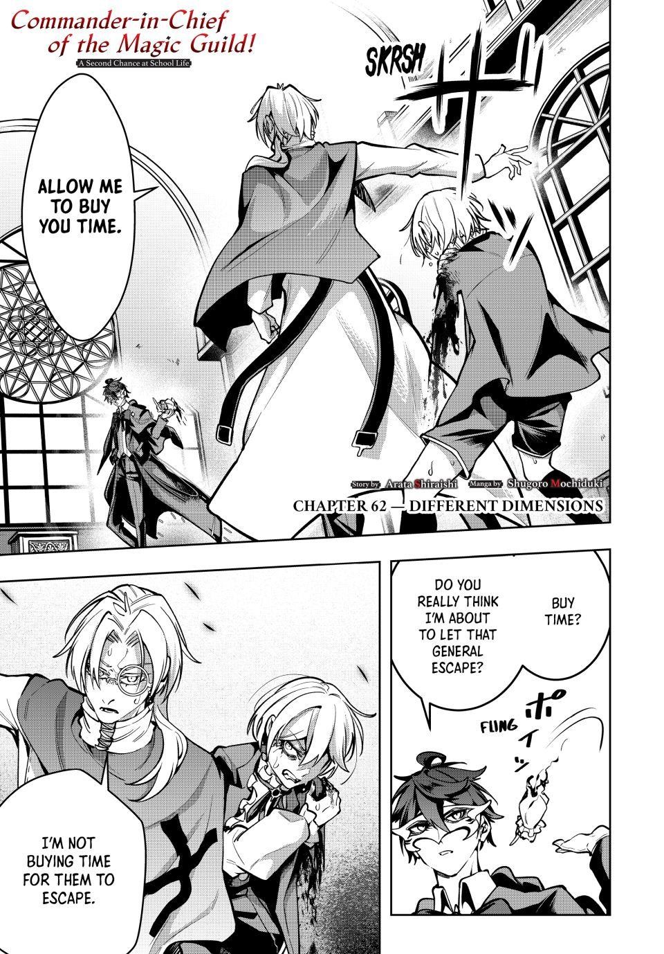 Majutsu Guild Sousui Umarekawatte Imasara Yarinaosu Nidome No Gakuin Seikatsu Chapter 62 Page 1