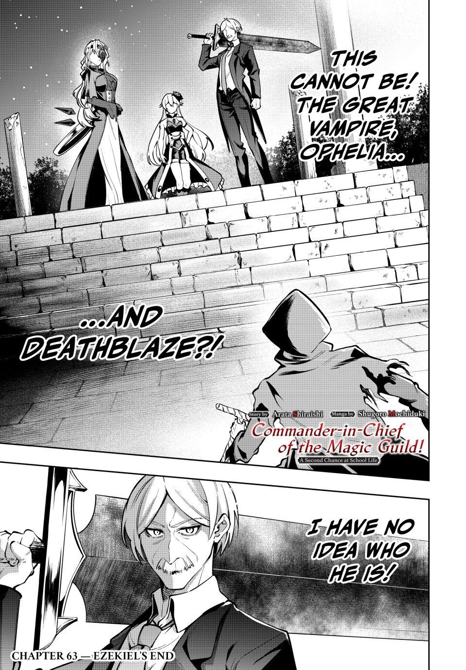 Majutsu Guild Sousui Umarekawatte Imasara Yarinaosu Nidome No Gakuin Seikatsu Chapter 63 Page 1