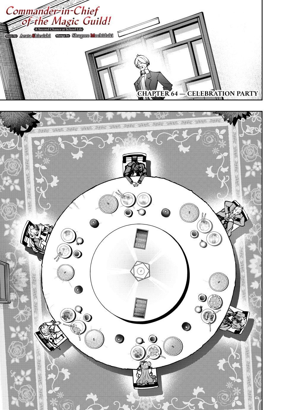 Majutsu Guild Sousui Umarekawatte Imasara Yarinaosu Nidome No Gakuin Seikatsu Chapter 64 Page 1