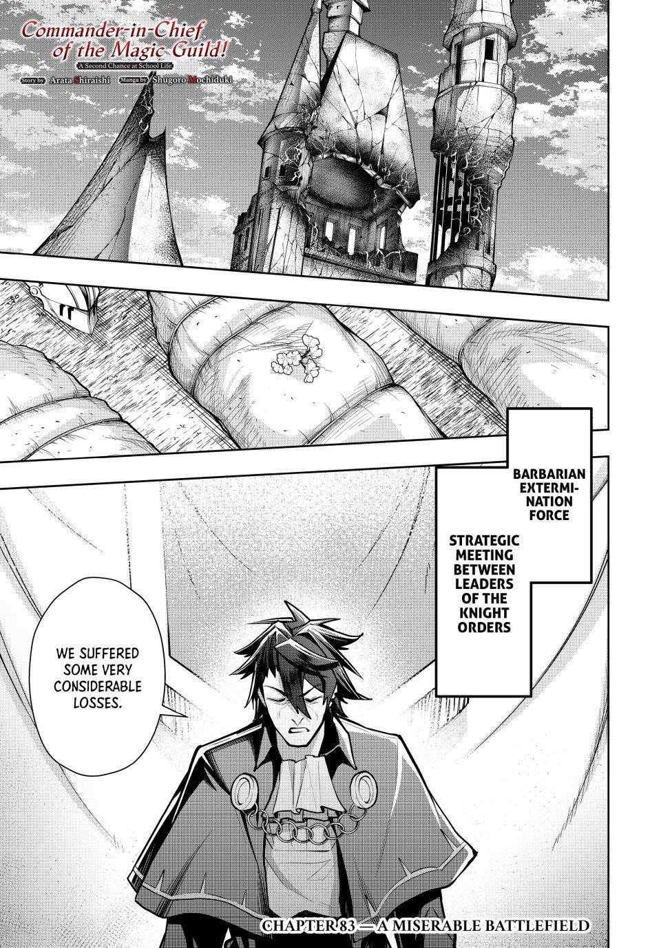 Majutsu Guild Sousui Umarekawatte Imasara Yarinaosu Nidome No Gakuin Seikatsu Chapter 83 Page 1