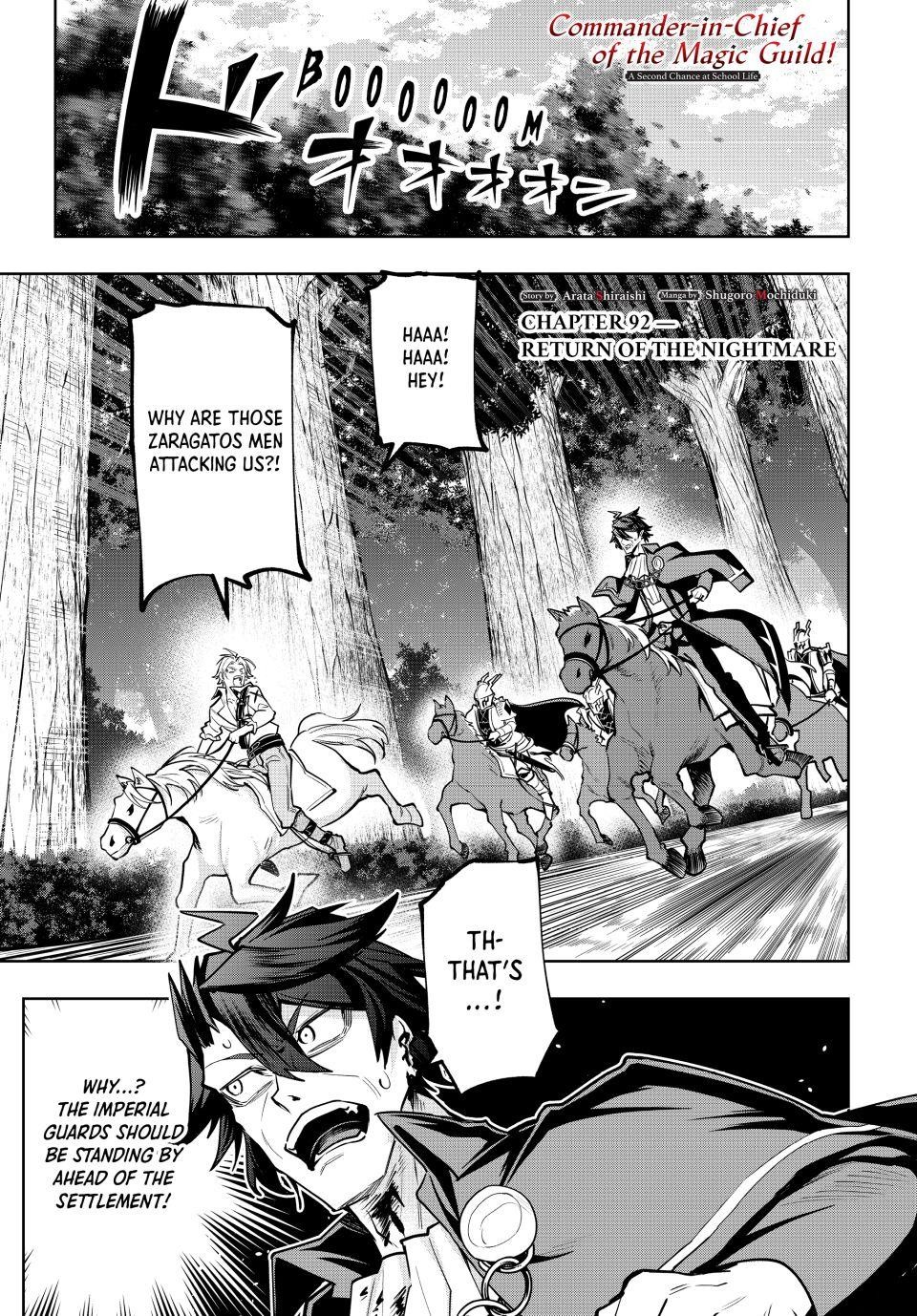 Majutsu Guild Sousui Umarekawatte Imasara Yarinaosu Nidome No Gakuin Seikatsu Chapter 92 Page 1