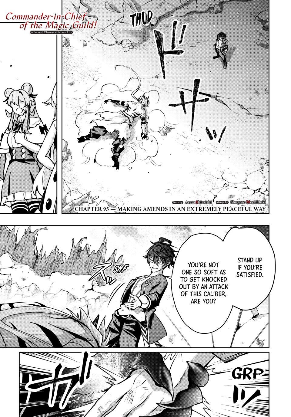 Majutsu Guild Sousui Umarekawatte Imasara Yarinaosu Nidome No Gakuin Seikatsu Chapter 95 Page 1