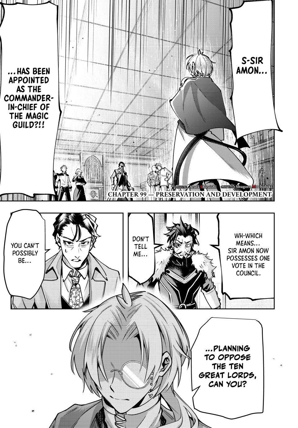 Majutsu Guild Sousui Umarekawatte Imasara Yarinaosu Nidome No Gakuin Seikatsu Chapter 99 Page 1