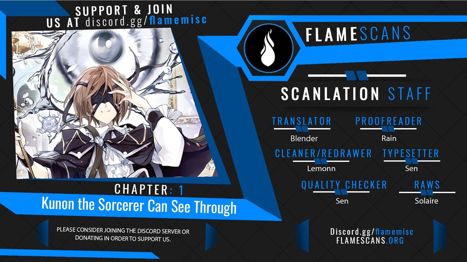 Majutsushi Kunon Wa Miete Iru Chapter 1 Page 1