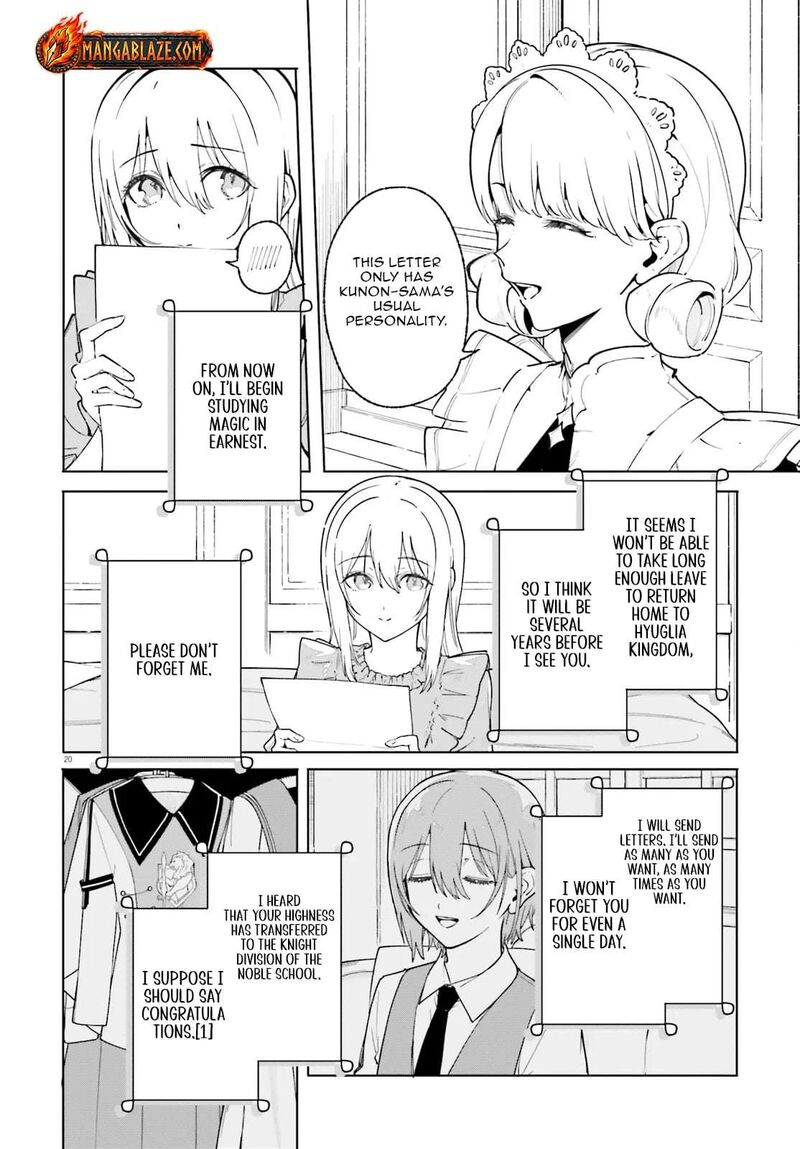 Majutsushi Kunon Wa Miete Iru Chapter 28b Page 12