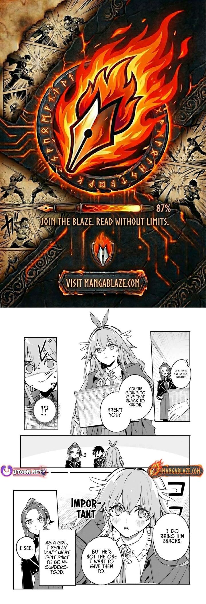Majutsushi Kunon Wa Miete Iru Chapter 45b Page 1