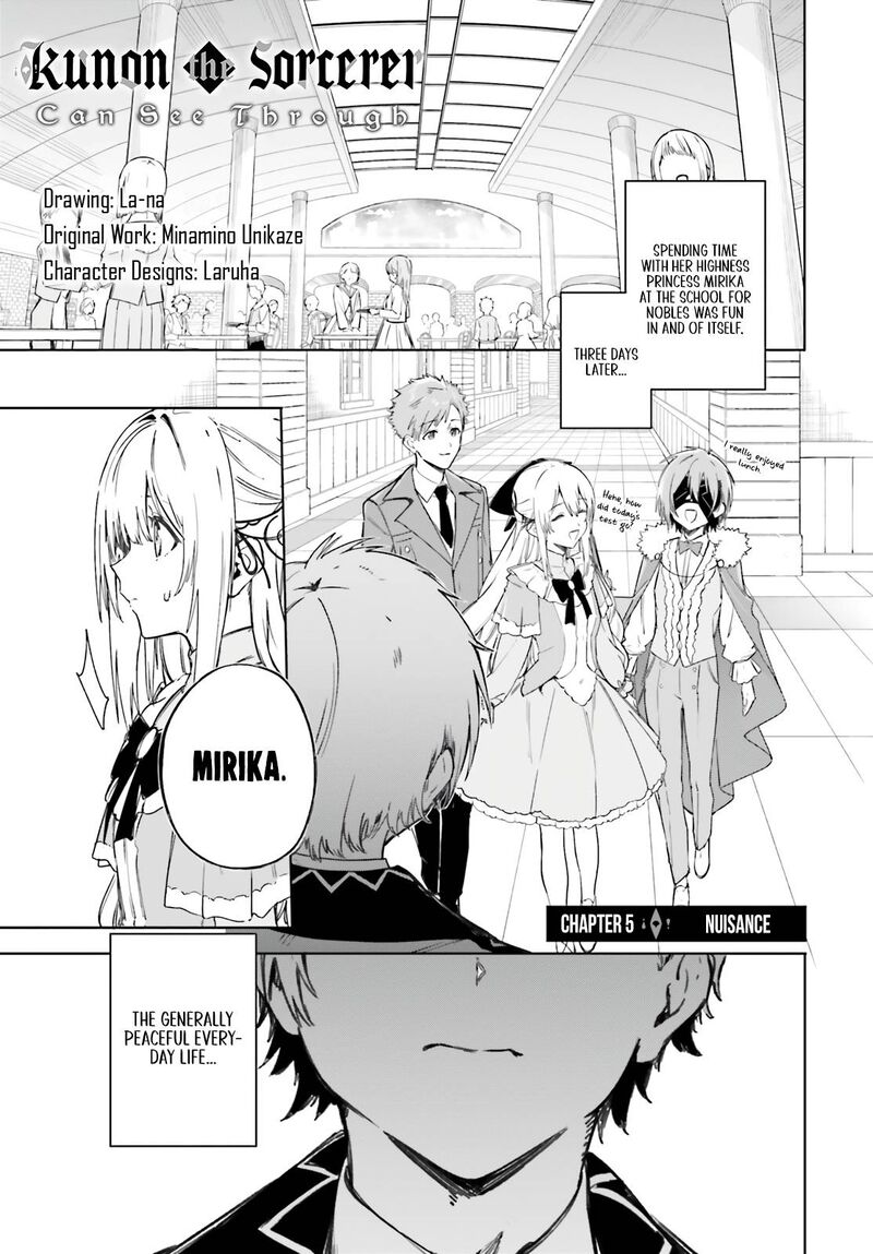Majutsushi Kunon Wa Miete Iru Chapter 5 Page 2