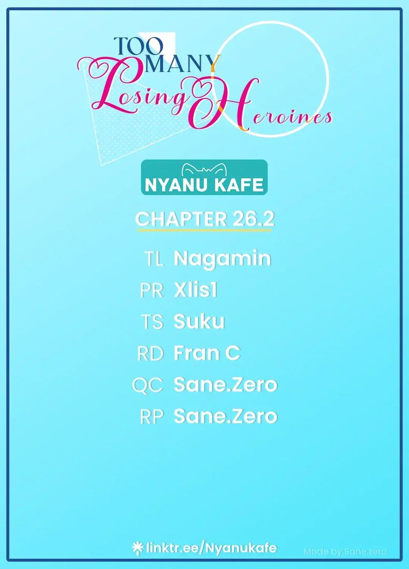 Make Heroine Ga Oosugiru Chapter 26b Page 1