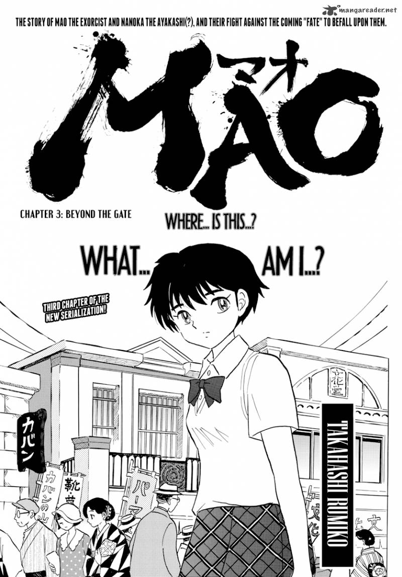 Mao Chapter 3 Page 1