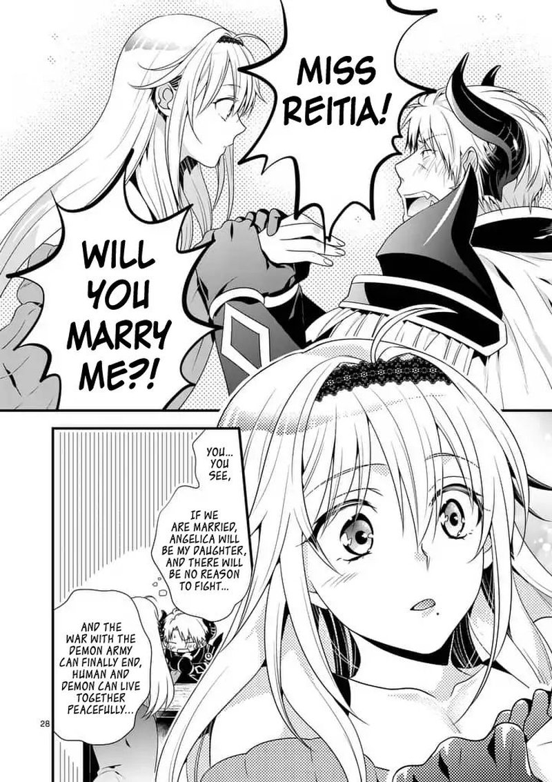 Maou Desu Onna Yuusha No Hahaoya To Saikon Shita No De Onna Yuusha Ga Giri No Musume Ni Narimashita Chapter 1 Page 27