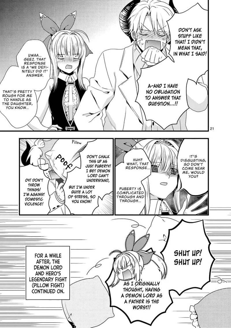 Maou Desu Onna Yuusha No Hahaoya To Saikon Shita No De Onna Yuusha Ga Giri No Musume Ni Narimashita Chapter 13 Page 21