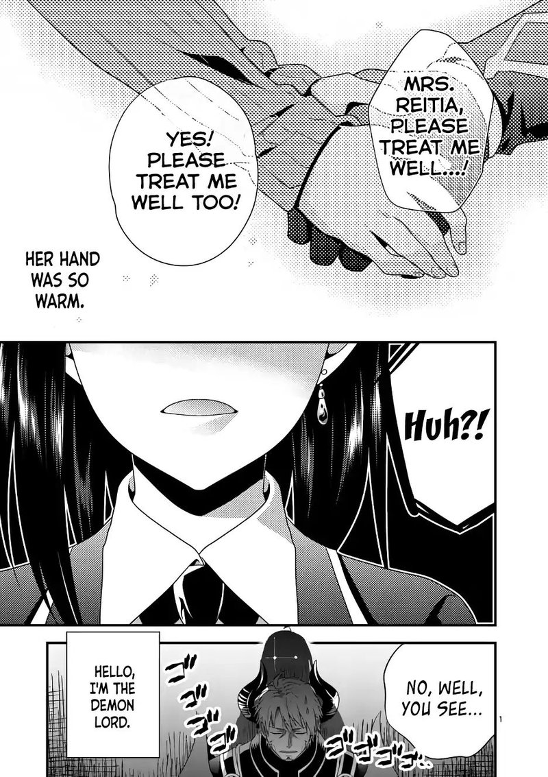 Maou Desu Onna Yuusha No Hahaoya To Saikon Shita No De Onna Yuusha Ga Giri No Musume Ni Narimashita Chapter 2 Page 1