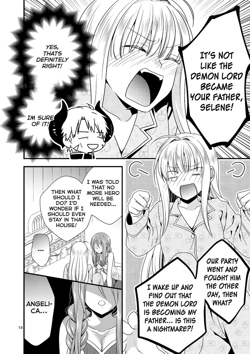 Maou Desu Onna Yuusha No Hahaoya To Saikon Shita No De Onna Yuusha Ga Giri No Musume Ni Narimashita Chapter 5 Page 14