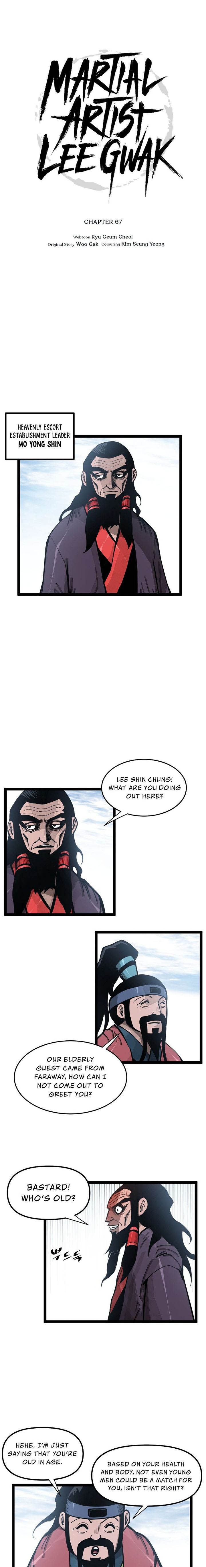 Martial Artist Lee Gwak Chapter 67 Page 1