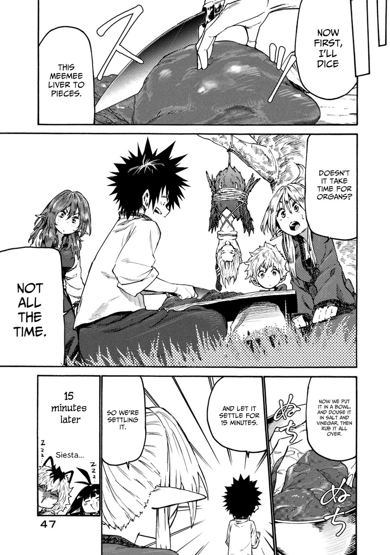Mazumeshi Elf To Yuuboku Gurashi Chapter 34 Page 21