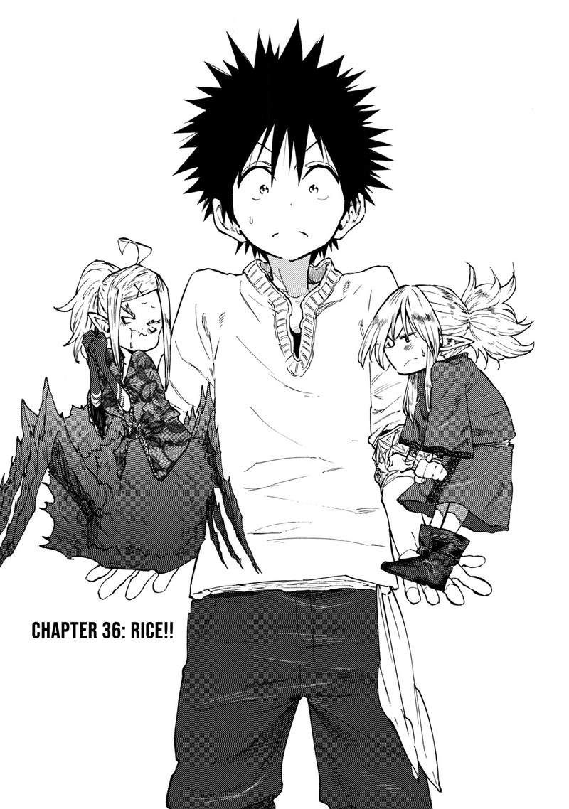 Mazumeshi Elf To Yuuboku Gurashi Chapter 36 Page 1