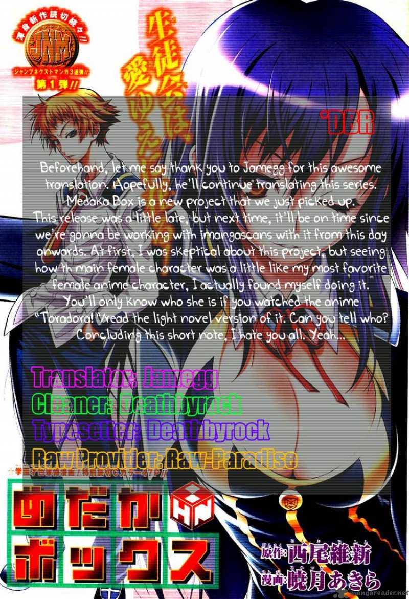 Medaka Box Chapter 1 Page 57