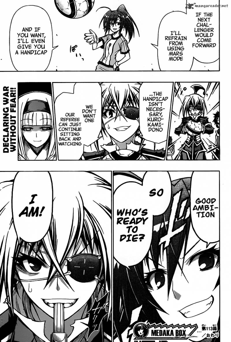 Medaka Box Chapter 113 Page 25