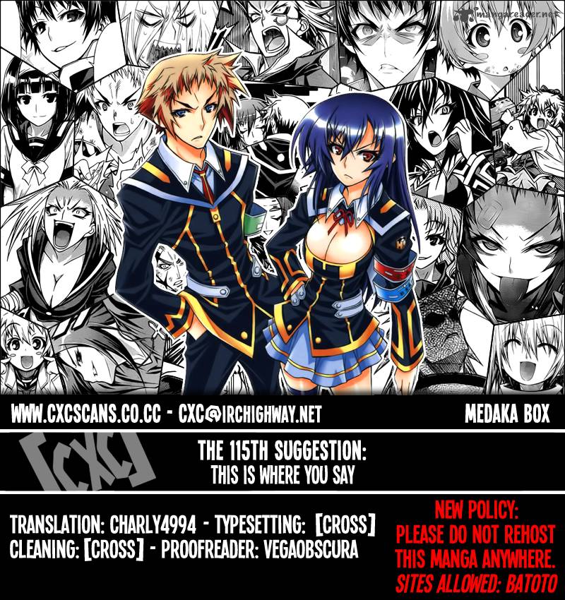 Medaka Box Chapter 115 Page 1