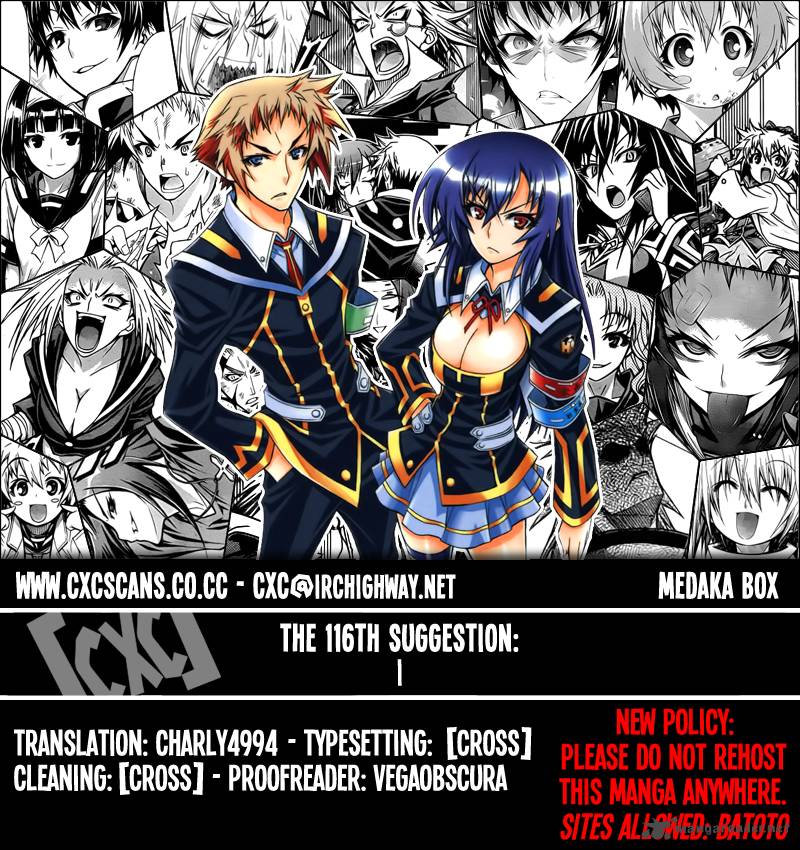 Medaka Box Chapter 116 Page 1