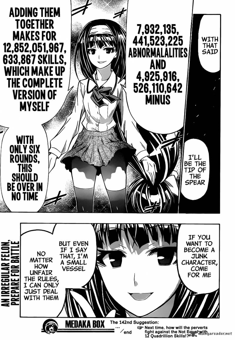 Medaka Box Chapter 142 Page 20