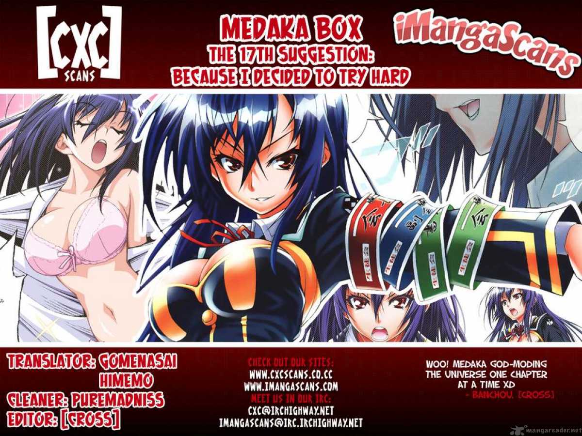 Medaka Box Chapter 17 Page 18