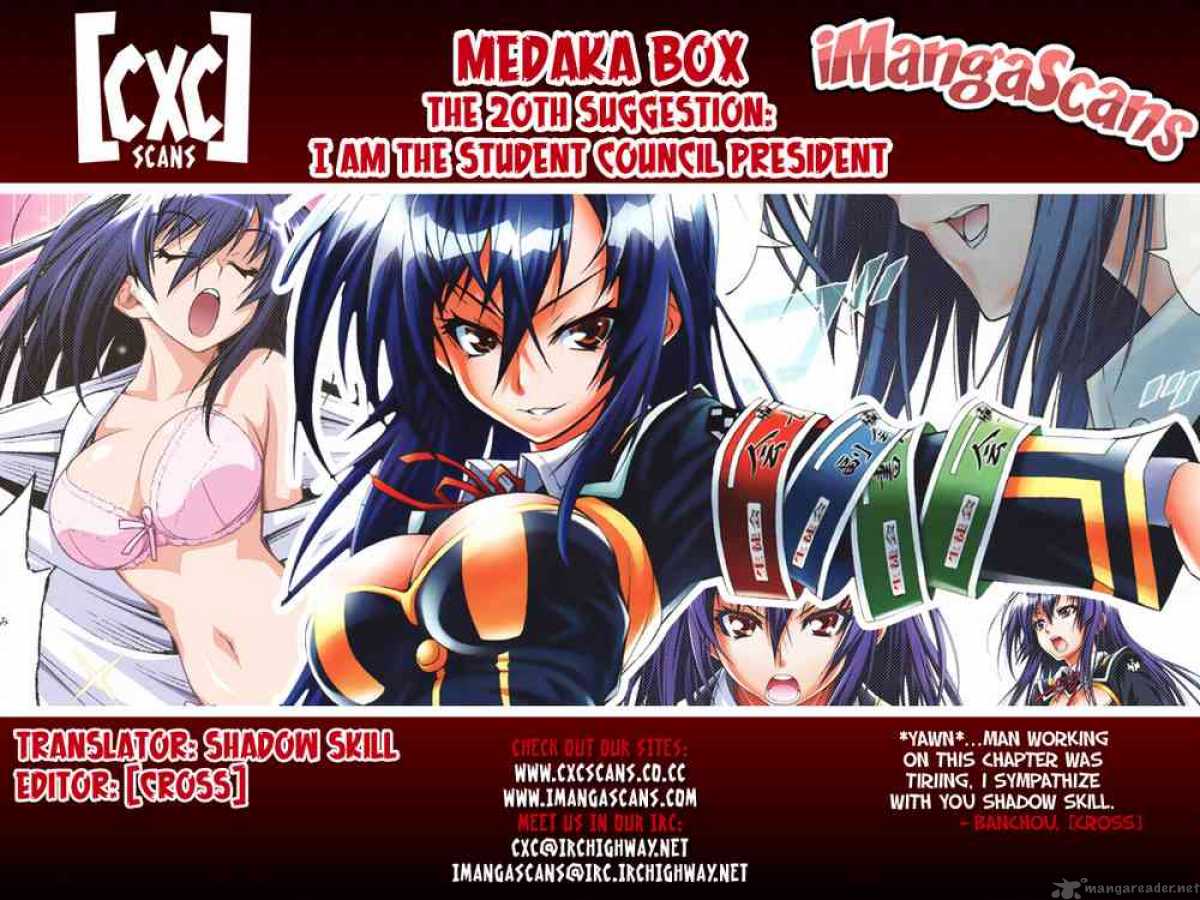 Medaka Box Chapter 20 Page 20