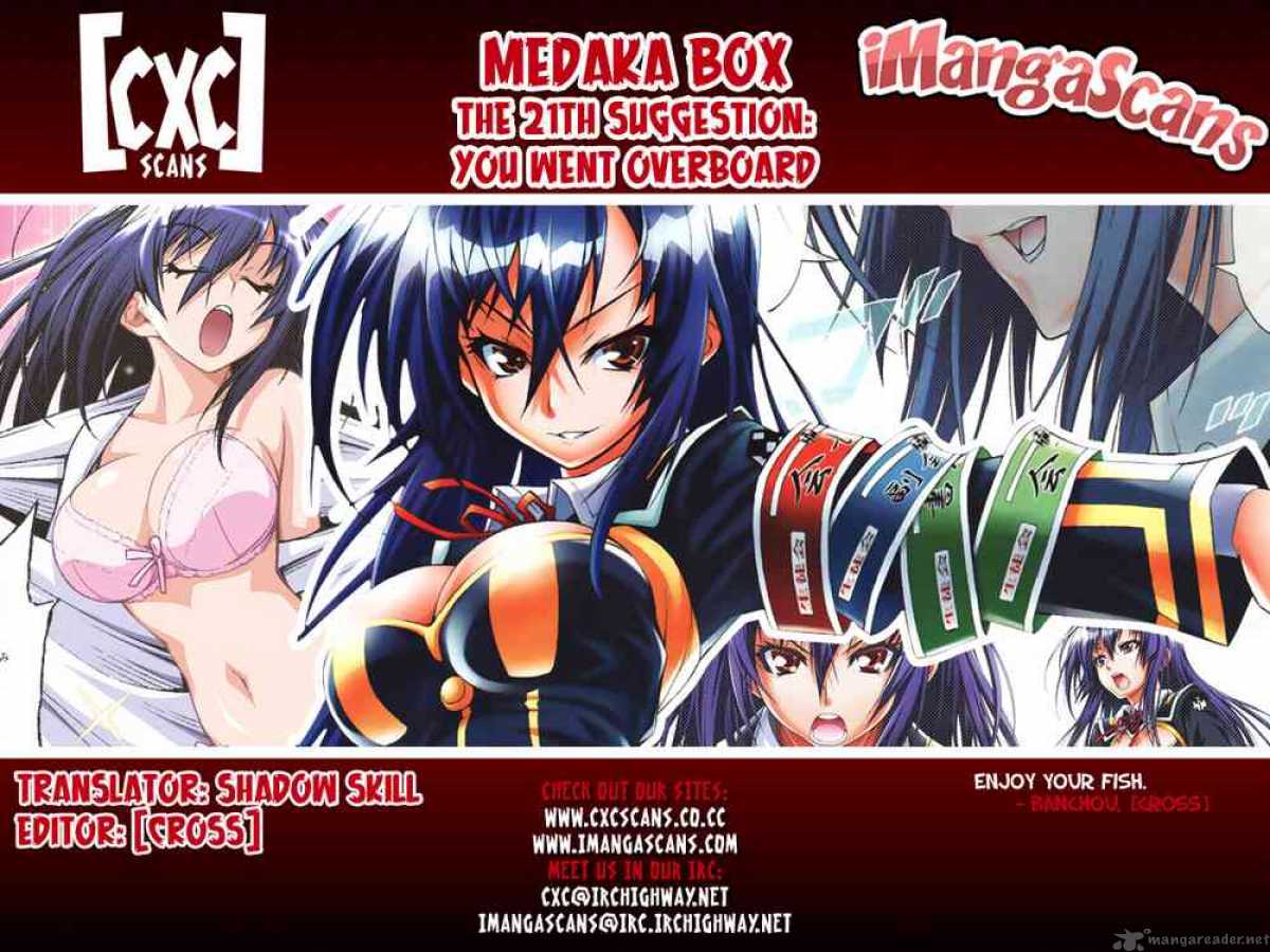 Medaka Box Chapter 21 Page 19