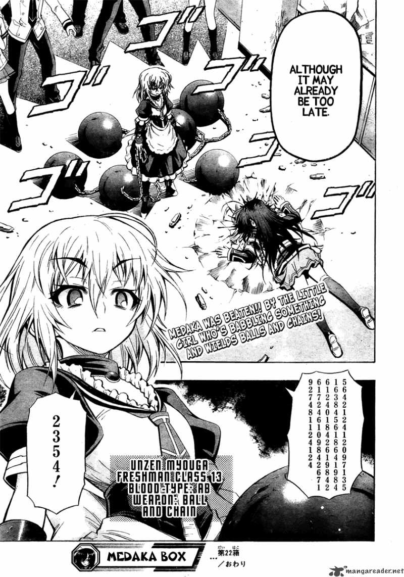 Medaka Box Chapter 22 Page 19