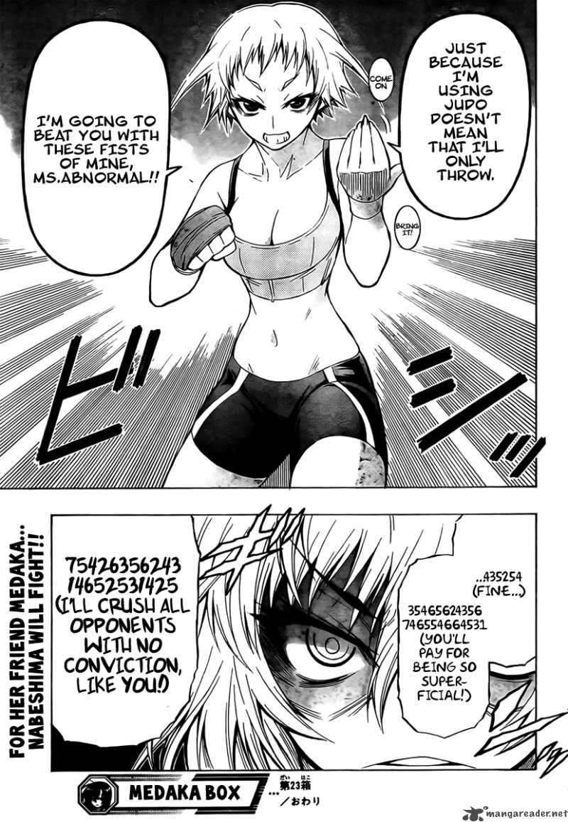 Medaka Box Chapter 23 Page 19