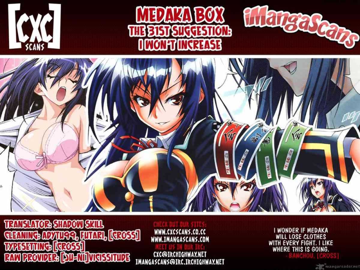 Medaka Box Chapter 31 Page 19