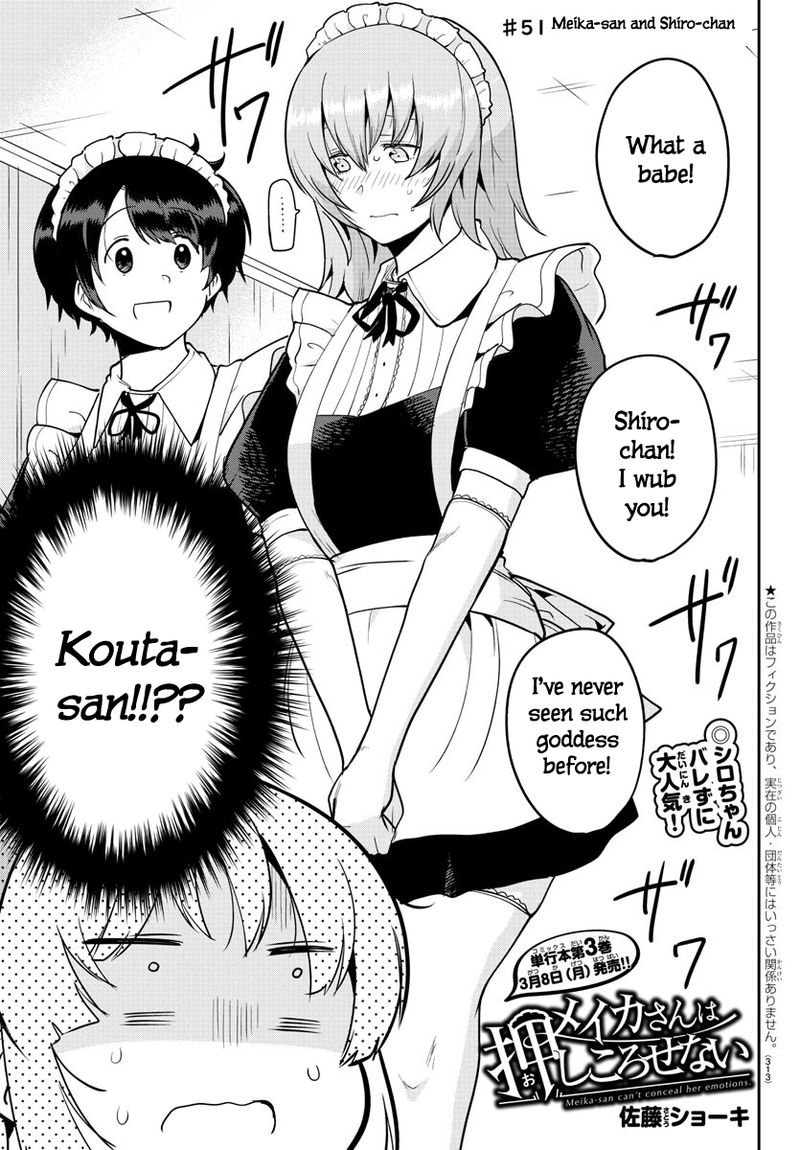 Meika San Wa Oshi Korosenai Chapter 51 Page 1