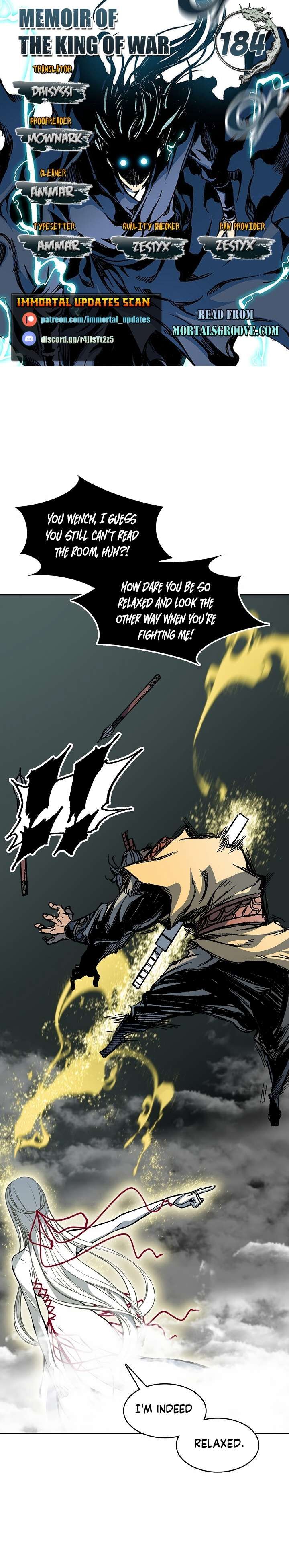 Memoir Of The God Of War Chapter 184 Page 1