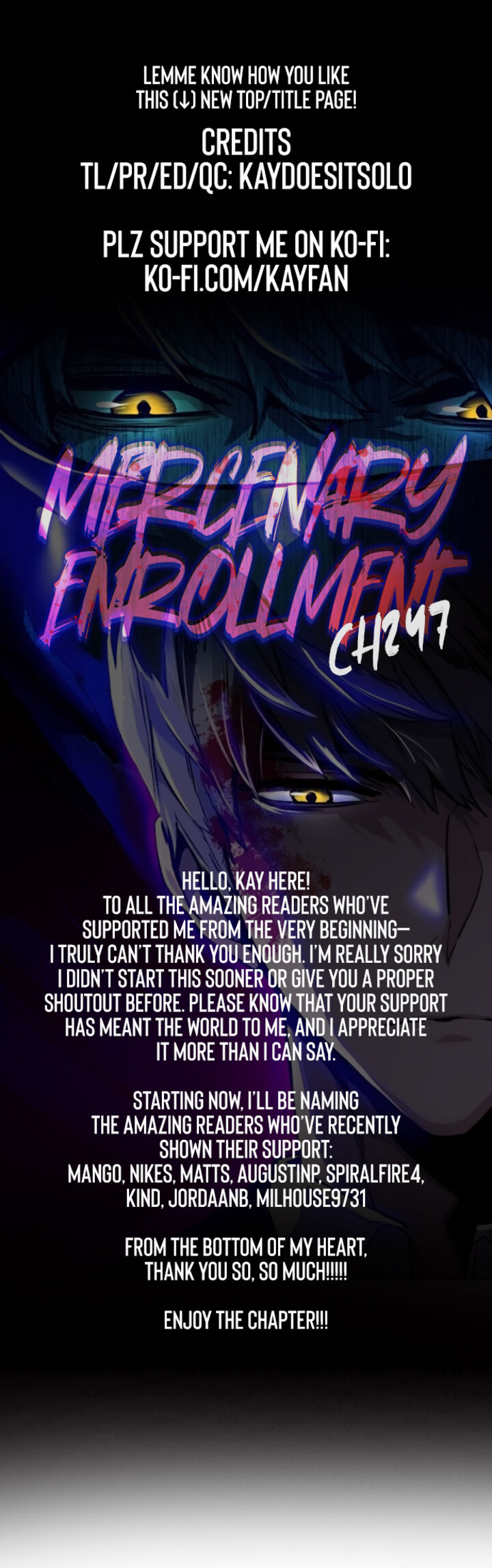 Mercenary Enrollment Chapter 247 Page 1