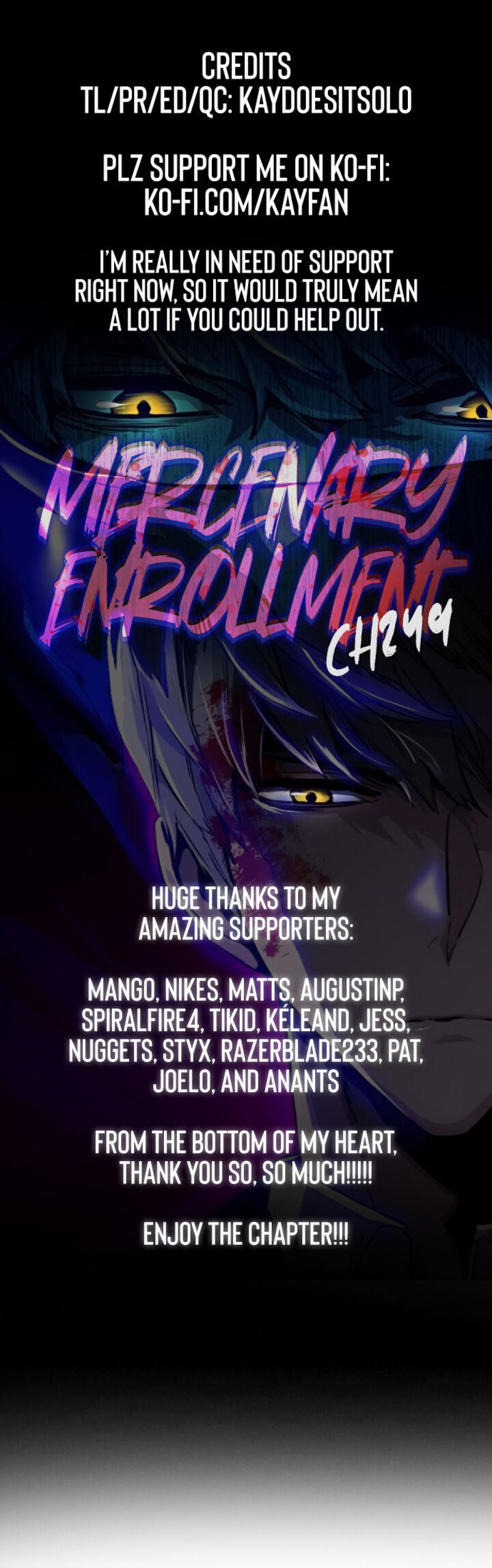 Mercenary Enrollment Chapter 249 Page 1