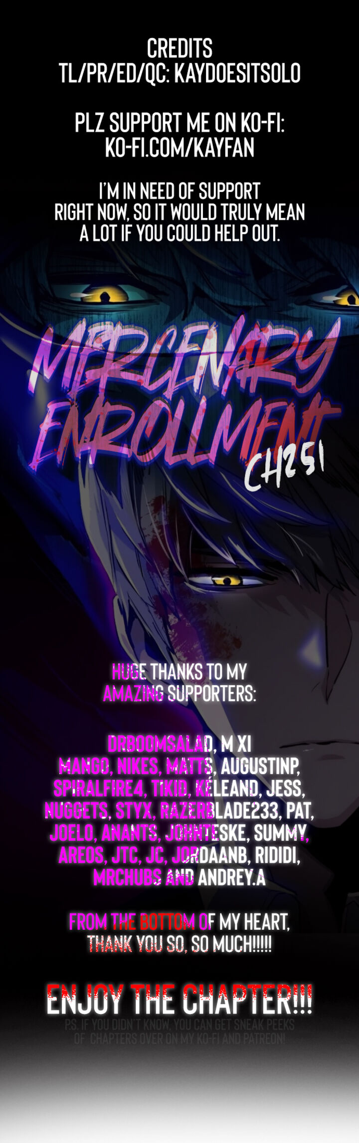 Mercenary Enrollment Chapter 251 Page 1