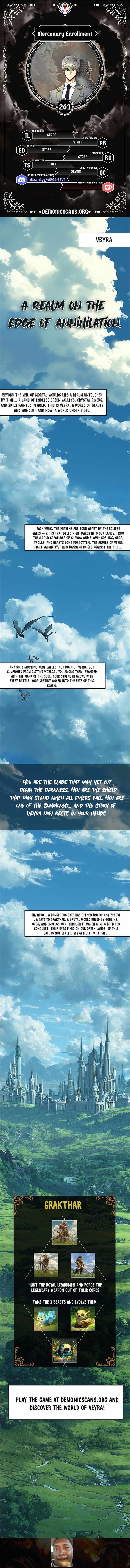 Mercenary Enrollment Chapter 261 Page 1