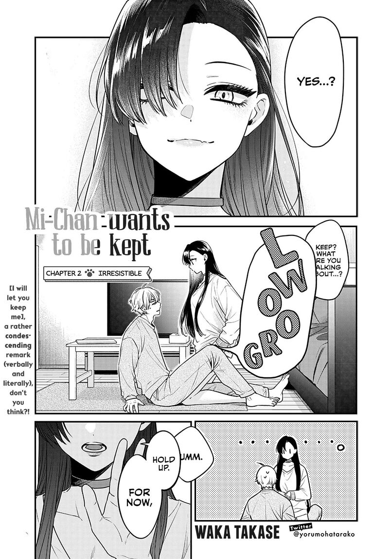 Mi Chan Wa Kawaretai Chapter 2 Page 1