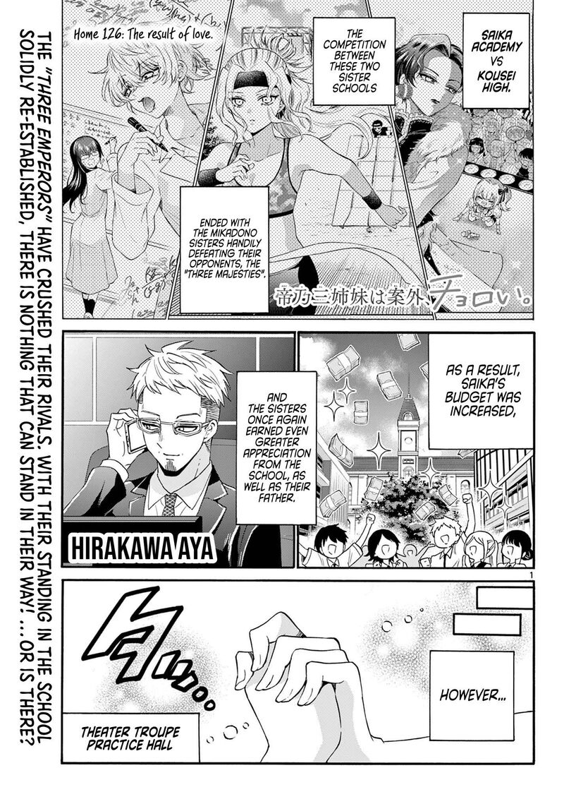 Mikadono Sanshimai Wa Angai Choroi Chapter 126 Page 1