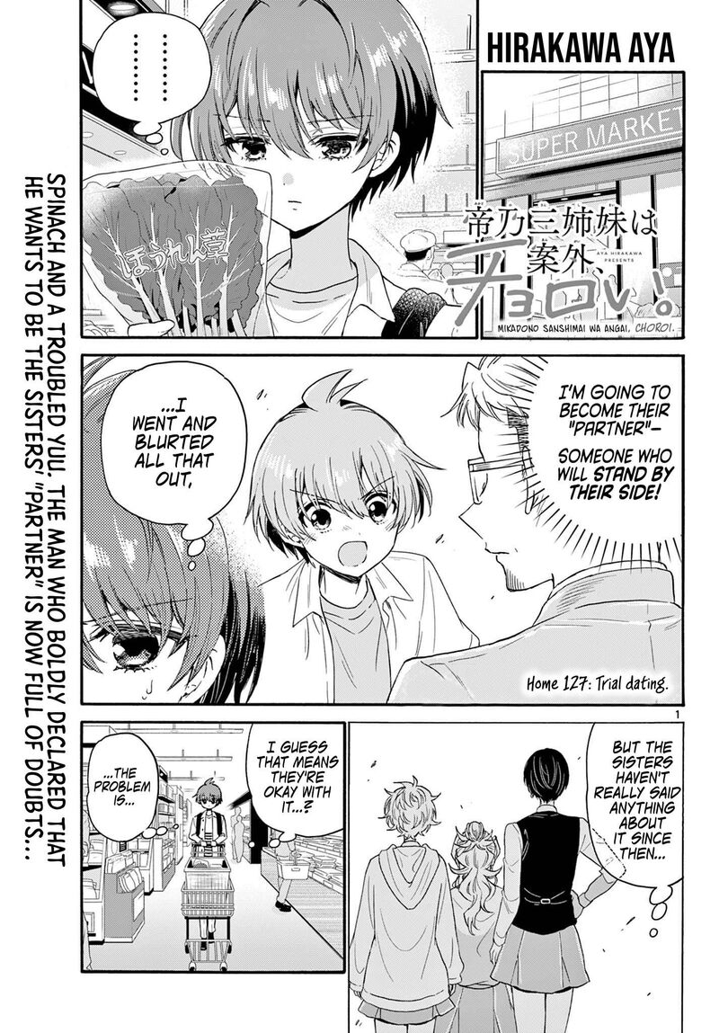 Mikadono Sanshimai Wa Angai Choroi Chapter 127 Page 1