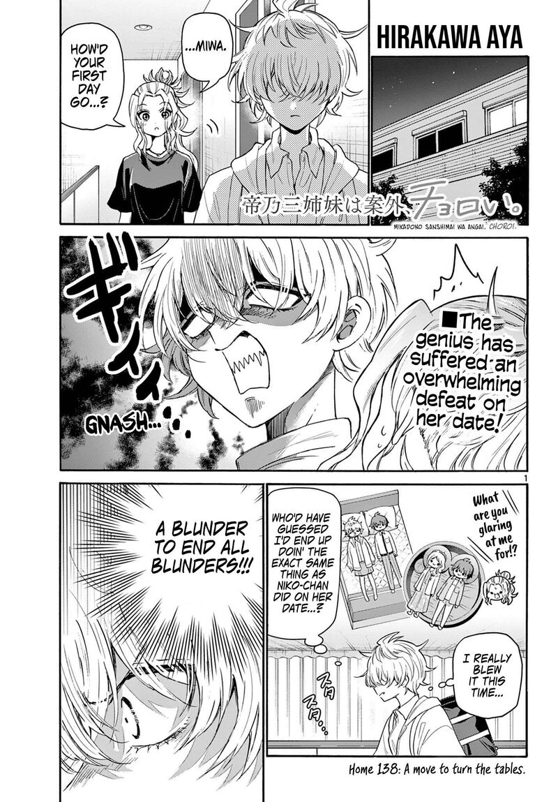 Mikadono Sanshimai Wa Angai Choroi Chapter 138 Page 1